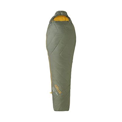 ALTUS Tibet Light 700 H30, Technofiber-Sacco a Pelo in Fibra 3D con Imbottitura da 250 g e Struttura a Forma di Mummia, Ideale per Trekking-Temperature +14°C|+10°C|-2°C Unisex-Adulto, Alloro, DCH