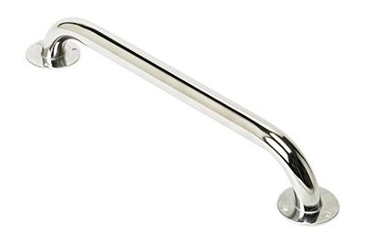 HOMECRAFT Ringwood Grab Rail, stalen veiligheidssteunrail, Home Assist Handgreep voor badkuip, douche en trappen, binnen- en buitengebruik, gemakkelijke grip, verchroomde afwerking, 457 mm (komt in