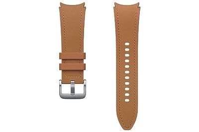 Samsung Galaxy Official Hybrid Eco-Leather Band (M/L) for Galaxy Watch, Camel