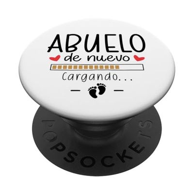 Abuelo Por Segunda Vez - Anuncio Embarazo Familia Sorpresa PopSockets PopGrip Adhesivo
