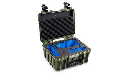 B&W Outdoor transportkoffer voor drone DJI Air 3 en Fly More Combo - type 3000 brons-groen - waterdicht volgens IP67-certificering, stofdicht, onbreekbaar en onverwoestbaar