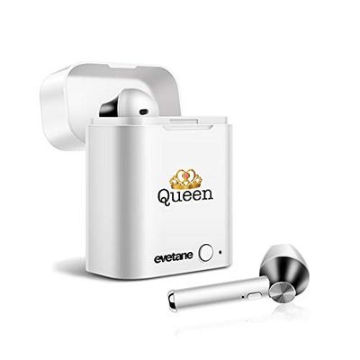 Hoofdtelefoon, draadloos, Bluetooth, Queen, zwart.