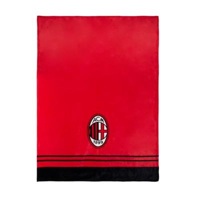 AC Milan Mjuk pläd filt 200 x 150 cm, officiell produkt