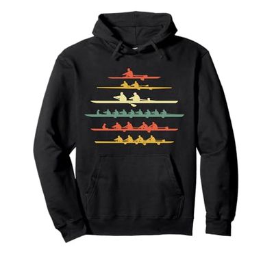 Canottaggio Vintage Rower Regalo Row Rower retrò Felpa con Cappuccio