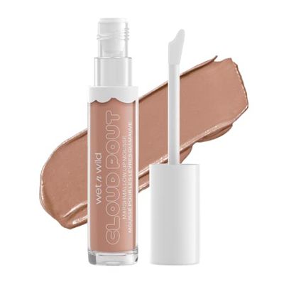 Markwins wet n wild, Cloud Pout Marshmallow Lip Mousse, Matte Liquid Lipstick, Non-Drying and Long-Lasting Formula, with Argan Oil, Avocado Oil and Vitamin E, Fluffernutter