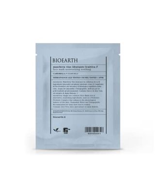 BIOEARTH Face Mask Moisturizing Soothing with Chamomile Single-use 15 ml