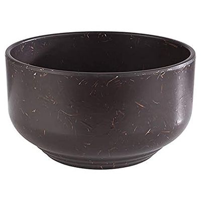 APS "Poke Bowl", skål av nästan okrossbar melamin, salladsskål, stapelbar plastskål, Ø 16,0 cm x 9 cm höjd, 1,1 ltr., kokosnötsbrun