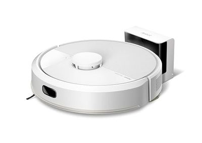 iRobot Roomba 105 Combo - Robot Aspirateur Laveur 2en1 - Puissance d'Aspiration de 7KPa - Navigation LiDAR - Détection des Tapis - Zones de Nettoyage et d'Évitement - 4 Niveaux d'Aspiration - Blanc