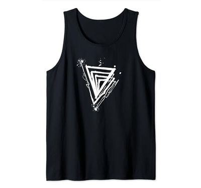 Ink splash triangles Tank Top