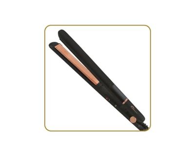 LITTLE BALANCE 8632 Ionic Liss, Piastra per capelli, Piastra per capelli, Finitura lunga, Tecnologia Ionica con piastre Ceramica/Tormalina, Nero