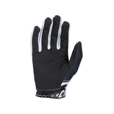 O'NEAL Luvas de bicicleta e motocross | MX MTB Motocross Enduro para motociclo | design leve e simples para um ótimo toque no guiador, luva de cofre Racewear | adulto, preto branco, tamanho M