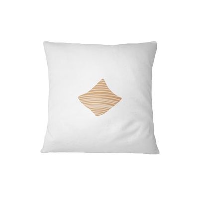 Bona Basics, Fodera decorativa per cuscino, decorazione per la casa, per divano, caffetteria, Dimensioni: 45X45 cm, Colore: Bianco