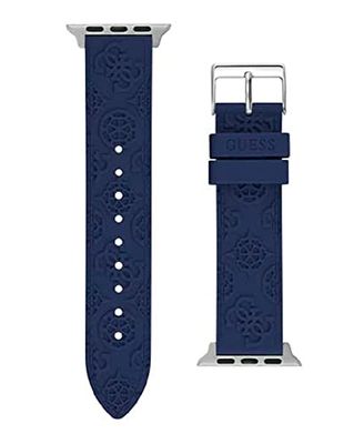 GUESS Dames smartwatch band compatibel met Apple Watch (38 mm-40 mm), Blauw