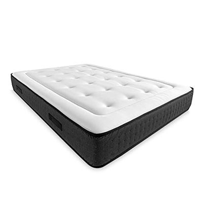 Somnia Descanso - Colchón Viscoelástico Creta | Firmeza y Confort | Altura 24cm | Antiácaros e Hipoalergénico | 120x180
