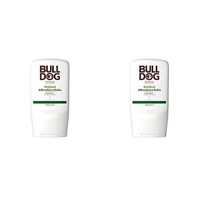 BULLDOG - Shave for Men | Original After Shave Balm | for Dry and Normal Skin | 100 ml (Pack of 2)