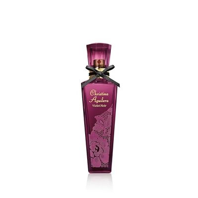 Christina Aguilera Violet Noir, Eau de Parfum pour Femme (50 ml) Vaporisateur, Senteur Orientale et Florale, Parfum de Luxe