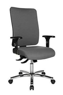 Topstar Open X (P) ergonomische bureaustoel, bureaustoel, stoffen bekleding, lichtgrijs