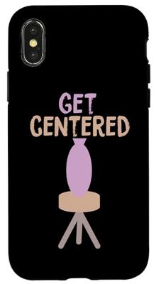 Poterie centrée Coque pour iPhone X/XS