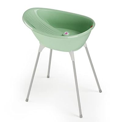 OKBABY Bella set - babybadje met badstandaard voor baby's van 0-12 maanden - groen