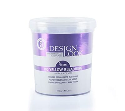 DESIGN LOOK Polvo Vegano Deco Azul 9 Tonos 400GR, Único, Estándar
