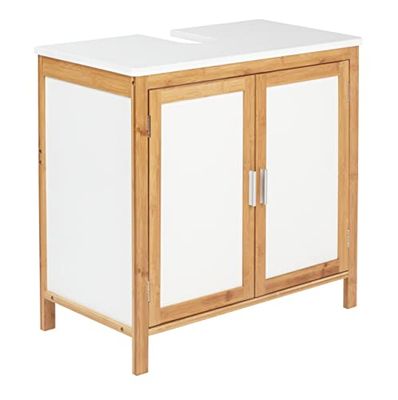 Wenko Terrazzo, Mueble de Lavabo, madera , marrón