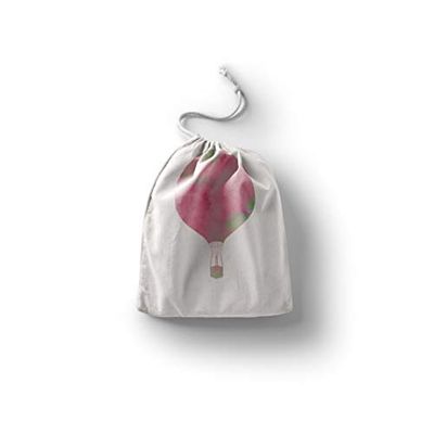 Bonamaison Printed Cotton Produce Bag with Drawstring, Reusable Grocery Bag, Biodegradable Eco-Friendly Bags, Travel Pouch, Sachet Bags, Shopping Bag, Eco Friendly, Foldable, Size: 20x30 Cm