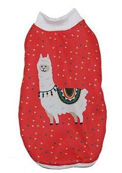 Pluche mantel met vlammenpatroon, hondenkleding, maat 30, beschermt tegen temperatuurschommelingen, eenvoudige positionering, opening aan de onderkant Mi&Dog
