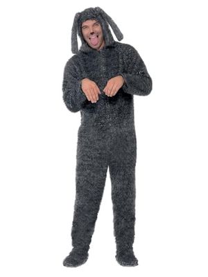 Fluffy Dog Costume (L)