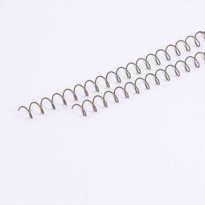 Craftelier - 2 Spiral Set for Binding Albums, Notebooks or Agendas | Ideal for Scrapbooking and Craft Projects | Diameter 1.27 cm (0.5") | Length 30.5 cm (12") - Colour Vintage Bronze