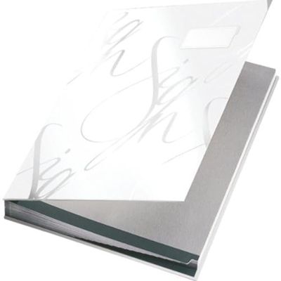 LEITZ 57450001 - Portafirmas SIGN fuelle 18 separadores acabado soft grip color blanco