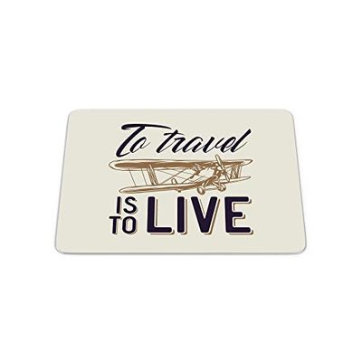 Bonamaison, Rectangle Digital Printed Mouse Pad, Non-Slip Base, for Office and Home, Size: 22 x 18 cm