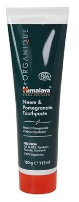 Himalaya - Dentifricio Neem & Pomegranate | Cure dentistiche naturali senza fluoro con estratti di neem, melograno e mirobalano, 150 g