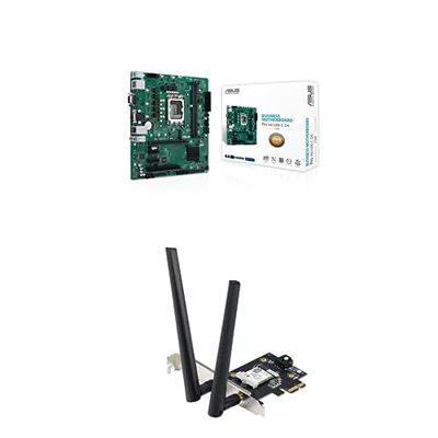 Scheda Madre Asus PRO H610M-C D4-CSM + Scheda Wireless Asus PCE-AX1800