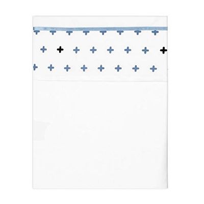 Briljant baby - laken voor een wieg, kinderwagen of babybed Crizzz Crozzz - 100 x 150 cm zilverblauw - hoogwaardige kwaliteit