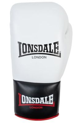 Lonsdale Campton Equipment unisex-vuxen, vit/svart/röd, 10 oz R