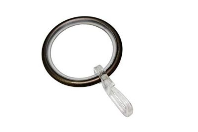 Gardinia - Anéis para varão de cortina de Ø 25 mm, 10 peças