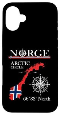 Norge Arctic Circle - Polar North Norway Norwegian Flag Case for iPhone 16 Plus