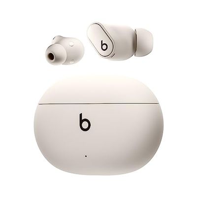Beats Studio Buds + | Auricolari true wireless con cancellazione del rumore, compatibilità Apple e Android migliorata, microfono incorporato, cuffie, audio spaziale - Bianco avorio