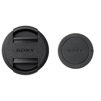 Copriobiettivo frontale con logo SONY (40.5mm) & ALC-B1EM Copriobiettivo per Corpo Fotocamera, Nero