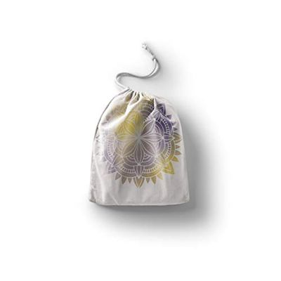 Bonamaison Printed Cotton Produce Bag with Drawstring, Reusable Grocery Bag, Biodegradable Eco-Friendly Bags, Travel Pouch, Sachet Bags, Shopping Bag, Eco Friendly, Foldable, Size: 30x40 Cm