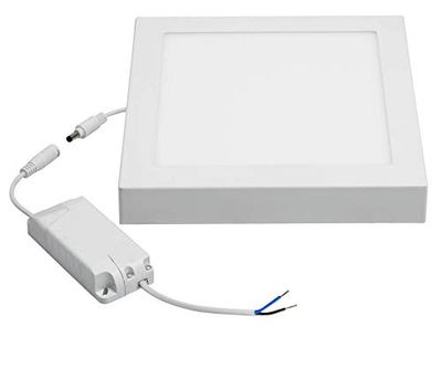 Legrand, lampada LED da incasso, rettangolare, in alluminio con alimentatore di rete, 18 W, Bianco, 1