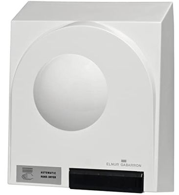 Gabarrón - Asciugamani Elettrico SM18P con Installazione Verticale. Asciugamani 1800 W Bianco. Funzionamento Automatico.