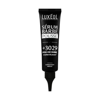 LUXÉOL - Serum für Bartwachstum – Dichte & Dicke – hilft beim Bartwachstum & Verbesserung der Haare – 60 ml