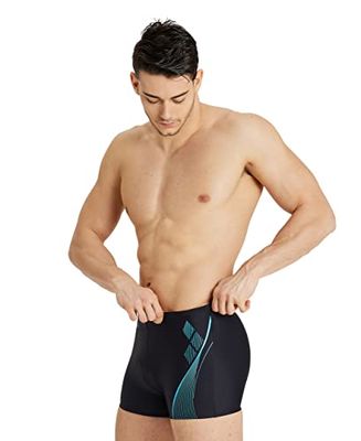 ARENA Badbyxor för män och män, grafiska badbyxor, shorts (1-pack)