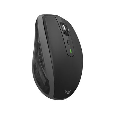 Logitech MX Anywhere 2S Bluetooth Edition Wireless Mouse, meerdere oppervlakken, supersnel scrollen, oplaadbaar, draagbaar, verbindt tot drie Mac-computers/pc's - Grafiet