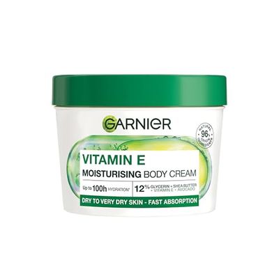 Garnier Body Superfood, Nourishing Body Cream, With Avocado & Omega 6, Body Cream for Dry Skin, Vegan Formula, 380ml