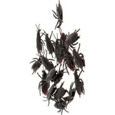 ATOSA sachet cafards noirs halloween 12 unités