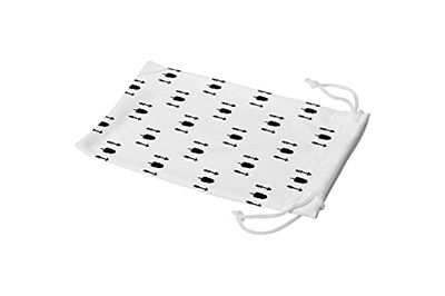 Bonamaison Imprimé Numériquement Lunettes Étui avec Cordon de Serrage, 100% Coton, Sac Lunettes, Pochette à Lunettes, 1 Pièce, Taille: 11x19 Cm
