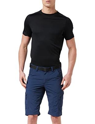 Schöffel Shorts Silvaplana2 Senderismo versátiles con cinturón Separado, Pantalones de Exterior con prácticos Bolsillos, Hombre, Azul Oscuro, 56