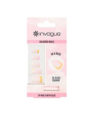 Invogue In a Daze Square Nails (24 Pieces)